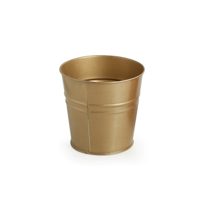 Jardinières suspendues en métal doré et fer Ensemble de design rond Décoration de la maison Jardin Balcon Chambre Utilisation polyvalente de pots de fleurs - Product Image 3