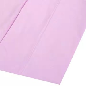 Bolsillo cruzado rosa, pijama tejido | Pantalones de salón suaves de algodón 100% | Ajuste relajado con bolsillos en la cintura con cordón | Ropa de dormir de lujo - Product Image 6