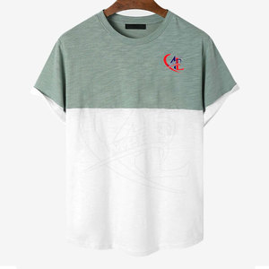 เสื้อยืดผ้าฝ้ายลำลองสำหรับผู้ชายเสื้อยืดผ้าฝ้ายสไตล์ล่าสุดสำหรับงานหนัก - Product Image 1