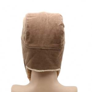 Vente en gros de chapeaux d'hiver chauds et tendance pour l'extérieur, en fausse fourrure, style trapper, chapeau russe Ushanka, chapeau bomber - Product Image 3