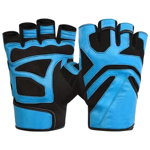 Gants en cuir respirants légers pour l'entraînement de fitness et de gym Gants d'haltérophilie rembourrés - Product Image 2