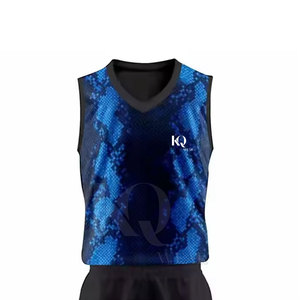 Ensemble d'uniformes de volley-ball personnalisés avec logo, maillot et short légers, respirants, de haute qualité, coupe confortable, pour l'entraînement, 100% coton - Product Image 4