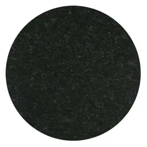Comptoirs de table en granit noir d'Angola coupés à la taille granit chinois absolument noir, noir absolu poli flammé brossé
