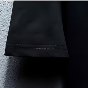 Camiseta Negra con Flecos de Borlas para Mujer, Camiseta de Manga Corta con Flecos de Borlas de Cristal, Ropa de Moda para Fiesta y Calle, Fabricante OEM Personalizado al por Mayor - Product Image 5