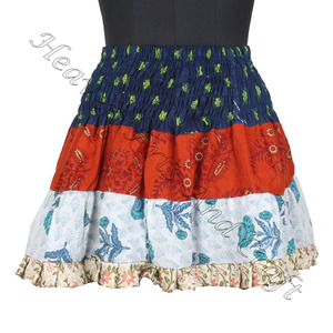 2025 nouveau Design de mode en plein air coton femmes Mini jupe plus récent été filles coton Mini jupe Vintage indien Boho Hippie Mini - Product Image 2