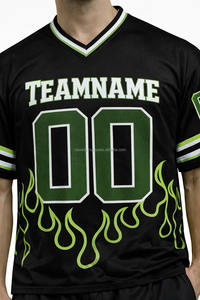 เสื้อฟุตบอลอเมริกันแบบกำหนดเอง ของขวัญสำหรับผู้ชาย ผู้หญิง เด็ก วัยรุ่น แฟนกีฬา พิมพ์และเย็บชื่อทีม หมายเลข เสื้อรักบี้ไล่เฉดสี - Product Image 4