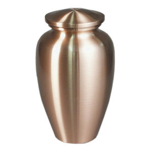 Urne de crémation élégante en métal durable conçue Urne de cendres en métal en laiton pur de qualité supérieure vendue à bas prix - Product Image 6