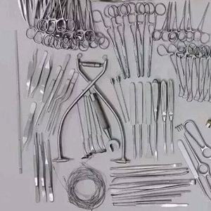 ชุดผ่าตัดเสริมจมูกสแตนเลส133ชิ้นกล่องเครื่องมือผ่าตัดระบบประสาทคุณภาพสูงจากเยอรมัน - Product Image 5