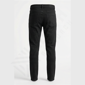 Jeans de Mezclilla Lavados Sólidos de Primera Calidad para Hombre, Otoño-Invierno, ODM Personalizable, Estilos de Moda Urbana, Venta al Por Mayor - Product Image 2