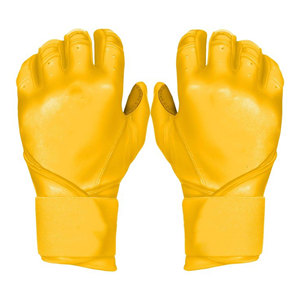 Guantes de béisbol de cuero de alta calidad Diseño transpirable antideslizante personalizable del fabricante profesional para todo el entrenamiento - Product Image 5