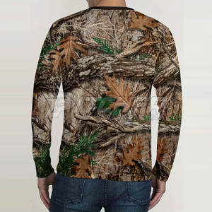 Chemises de chasse à manches longues pour hommes, personnalisées, solides, légères, à séchage rapide, respirantes, en tissu écologique pour les aventures en plein air - Product Image 3