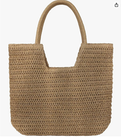 Sacs de plage en paille pour femmes, grand sac de plage, sac à main tissé, sac à bandoulière pour l'été