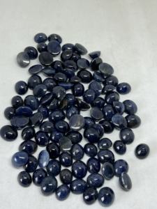 Madagasker ไพลิน Cabochon ธรรมชาติขนาด13x11มม. 11.22อัญมณีหลวมรูปทรงกลมสำหรับทำเครื่องประดับ - Product Image 3