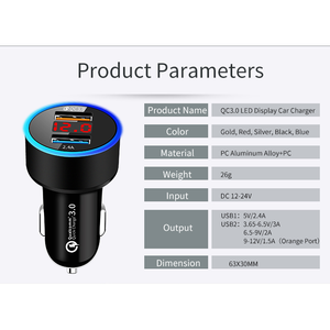 Cargador de Pared USB de 30W con 2 Puertos, Adaptador de Carga Rápida con Función SCP, Diseño Delgado, Protección Contra Cortocircuitos, para Todos los Teléfonos, 15V 2A, Caja Estadounidense - Product Image 2