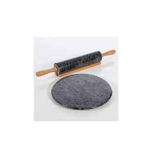 Pin à rouler en marbre et outils de cuisson avec manche en bois pour ustensiles de cuisine et restaurants usage quotidien - Product Image 2