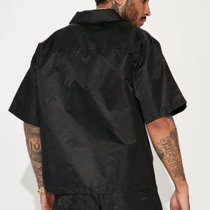 Conjunto de ropa de calle cortavientos transpirable para hombre, conjunto de pantalones cortos cortavientos, conjunto de dos piezas para hombre - Product Image 2