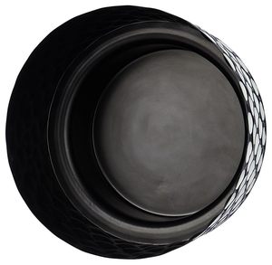 Venta al por mayor maceta de metal de diseño martillado negro con soporte hogar jardín Oficina Hotel decoración de la India - Product Image 5