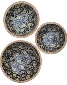 Excellent Quality Handcrafted Acacia Wood <b>Bowl</b> for Serving <b>Snacks</b> Fruits and Decorative Purposes - Product Image 1