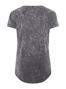 Camiseta con estampado de diamantes de imitación para mujer con logotipo personalizado de verano de alta calidad, ropa informal, camisetas transpirables - Product Image 5