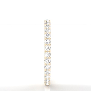 Muy llamativo, peso de 0,90 quilates, ajuste de punta, anillo de diamante de eternidad completa, Diamante cultivado en laboratorio, bueno para novias, regalo de boda - Product Image 2