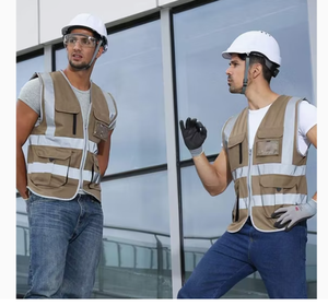 Haute qualité sécurité réfléchissant Construction travail porter gilet hiver sécurité travail porter usine prix de gros - Product Image 5