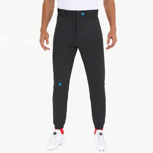 Pantalones de béisbol del equipo para adultos Color negro Fly Zip Front con dos cierres a presión Ropa deportiva de longitud completa Pantalones de béisbol para jóvenes - Product Image 2