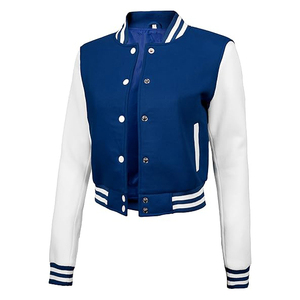 Chaqueta Varsity para Mujer, Nuevo Estilo, con Cierre, Diseño y Colores Personalizables, Forro Polar Transpirable para Equipos de Fútbol - Product Image 6