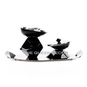 Trending Eco-Friendly Easy Clean Food Grade Metal Bowl & Dish with <b>Tray</b> Steel & Brass Indian Sandalwood Incense Burner - Product Image 5