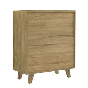 4 Drawers Chest <b>Cupboard</b> Side Storage Drawer Cabinet for Living Room Bedroom - Product Image 3
