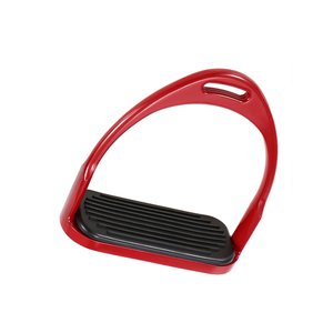 Estribos ecuestres de cuero rojo personalizados al por mayor, servicio personalizable OEM de suela negra de estilo occidental más vendido para caballos - Product Image 6