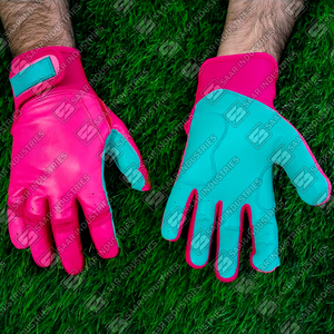 Gants de frappeur en cuir de vachette de qualité supérieure Joueurs sérieux Qualité professionnelle Léger Taille personnalisée Réglable Baseball - Product Image 4