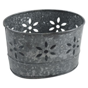 Prix le plus bas Pots de plantes en forme de seau en métal Décoration Jardinières de fleurs de jardin Jardinière en métal galvanisé métal de haute qualité - Product Image 6
