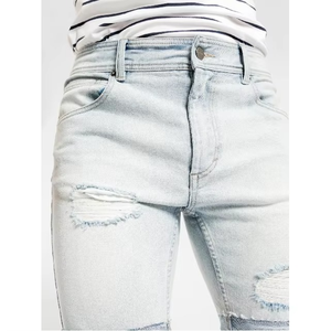 Nouveau fabricant pakistanais, service OEM, shorts en jean pour hommes, 100% coton, respirant, séchage rapide, anti-froissement, faible MOQ - Product Image 5