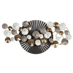 Exclusive Metal Flower <b>Wall</b> Art For Living Room Handmade Iron Lotus <b>Leaves</b> <b>Wall</b> Art Luxurious Gold And Green Home <b>Decor</b> <b>Wall</b> Art - Product Image 4