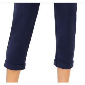 Pantalones Cortos para Mujer Michael Kors, Azules, Talla Grande, Cintura Baja, Pierna Recta, Transpirables, con Puños Arrugados, Estilo Hip Hop Cargo - Product Image 3