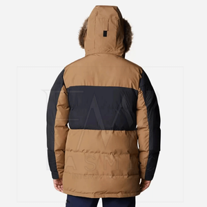 Stylish 100% Polyester Winter Puffer Jacket Breathable Canvas Waterproof Eco-Friendly High Street Style Custom Private Label - Product Image 3