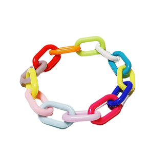 Pulsera de resina de mano de diseño simple Pulsera de diseño antiguo colorido magnético exquisito superventas - Product Image 6