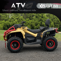 Quad pour enfants, moteur Qianjiang 110cc, véhicule tout-terrain, démarrage électrique, transmission automatique CVT, 4 roues motrices