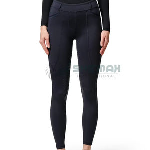 Culotte d'équitation pour femmes tissu extensible durable avec coutures renforcées design élégant et poignée antidérapante pour l'équitation - Product Image 1