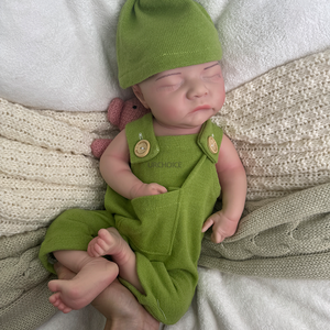 Bambola Reborn in Silicone ad Alta Simulazione, Giocattolo Morbido con Bocca Aperta e Peso Realistico, Bambino Maschio - Product Image 4