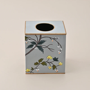 Fabricant de confiance, boîte à mouchoirs en métal peinte à la main, décorative, intérieure, salon, chambre à coucher, table, accessoire de décoration intérieure, artisanat unique - Product Image 1