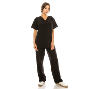Uniformes Médicos de Alta Calidad, Elásticos y Transpirables, Cuello en V, Manga Corta, Nuevo Estilo, Unisex, Estampados, OEM, Talla XL - Product Image 2