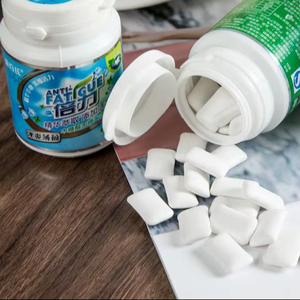 Grosir MOQ rendah 100% buah & kopi kustom alami rasa bebas gula Vegan jumlah besar permen karet dalam botol - Product Image 2