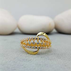 Custom Fancy Solitaire VVS Lab Grown Gold 14K 18K Compromiso Anillo de bodas Trendy 925 Silver Set-100% Satisfacción Garantizada" - Product Image 1