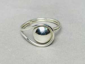 Bagues boule en argent sterling 925 faites à la main Style vintage boule à la mode bijoux réglage doigts vente en gros idée cadeau elle - Product Image 2