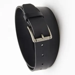 เข็มขัดหนังวัวแท้แบบลำลองของผู้ชายพร้อมเหล็กสำหรับหัวเข็มขัดทำด้วยมือ - Product Image 1