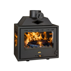 Caissons de combustion à bois élégants de 10,3 kW de qualité standard avec une consommation de carburant de 3.3 kg/h Poêles au design élégant à bas prix - Product Image 1