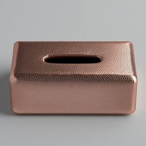 Boîte à mouchoirs multifonctionnelle en métal contemporain, conçue pour offrir un attrait esthétique raffiné, construction solide et durable, gain de place - Product Image 6