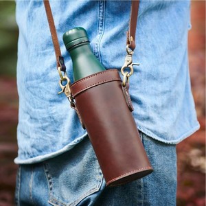 ที่ใส่ขวดน้ำหนังแท้สำหรับใส่ขวดน้ำหนังแบบส่วนตัวที่เก็บหนัง - Product Image 3