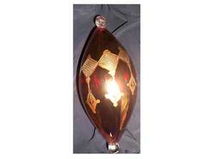 Haute Qualité En Gros À La Main Conception Unique De Luxe Égyptien En Verre Soufflé À La Main Ornements De Noël 24ct Or Gravure En Profondeur Animal - Product Image 2